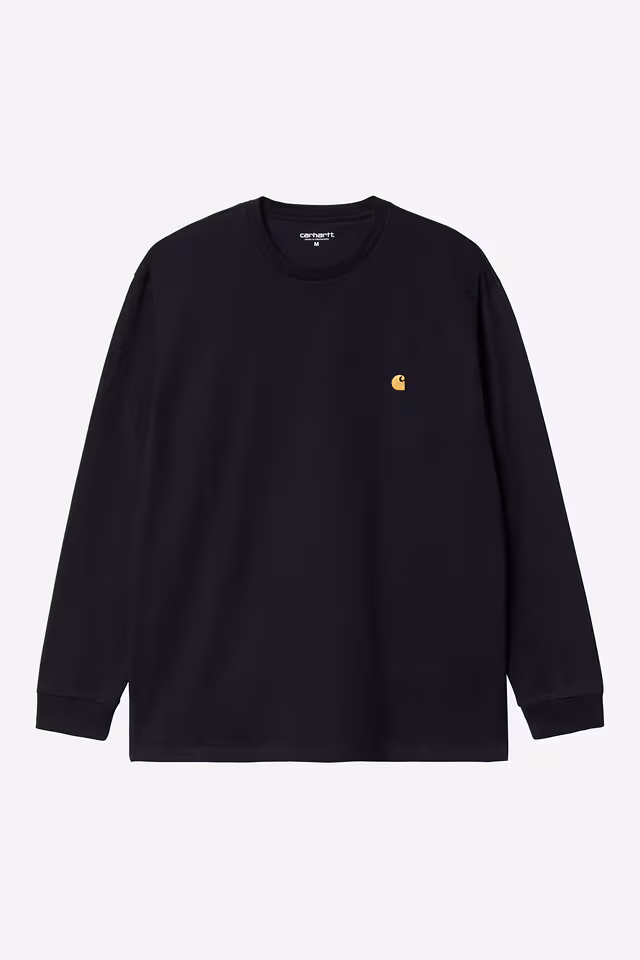 Camiseta L/S Chase - Dark Navy / Gold - Imagen 4