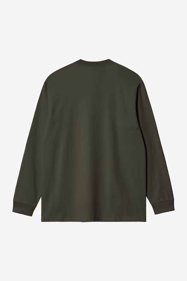 Camiseta L/S Chase - Olive / Gold - Imagen 3