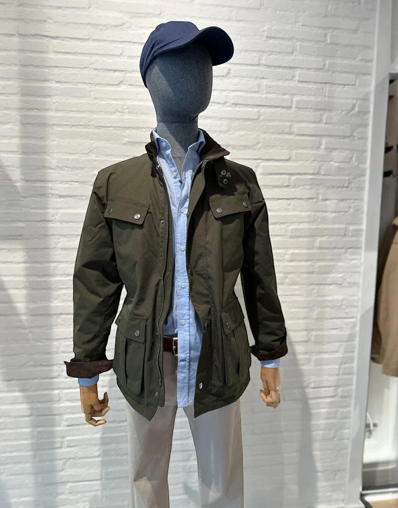 Parka verde cuatro bolsillos - Imagen 9