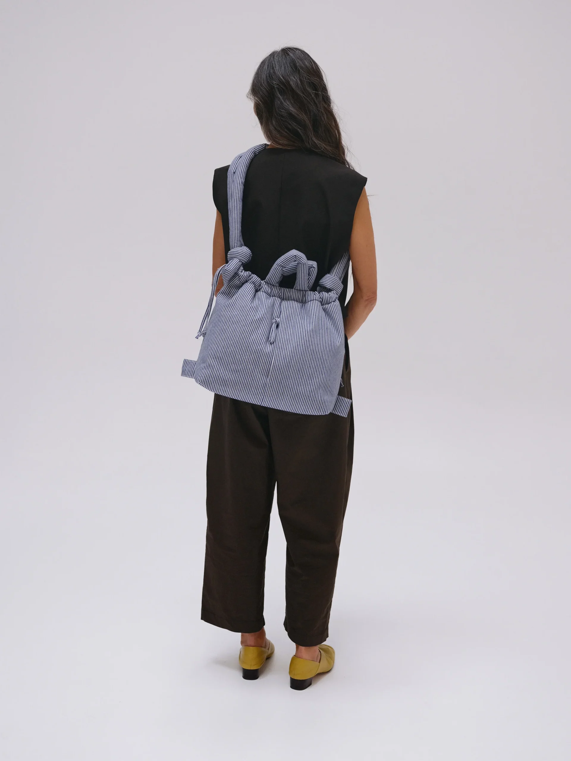 Ona soft bag - Cotton Navy stripe (limited) - Imagen 5