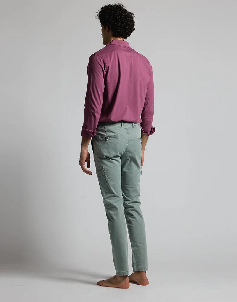 Pantalón cargo basic khaki - Imagen 6