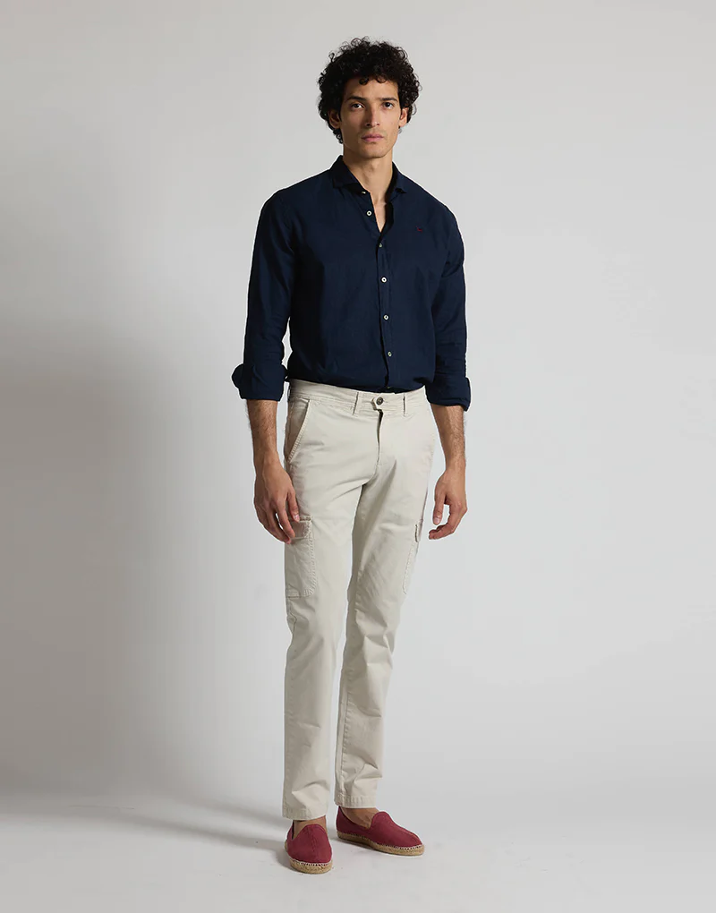 Pantalón cargo basic piedra - Imagen 4