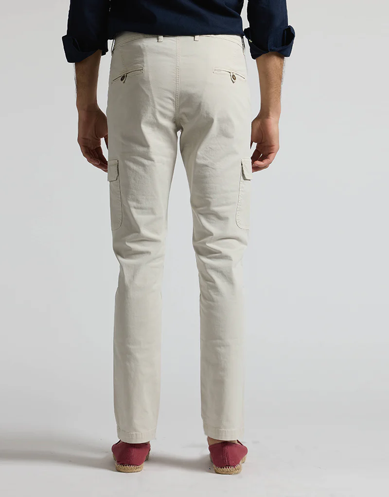 Pantalón cargo basic piedra - Imagen 3