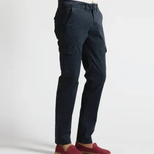 Pantalón cargo basic azul marino