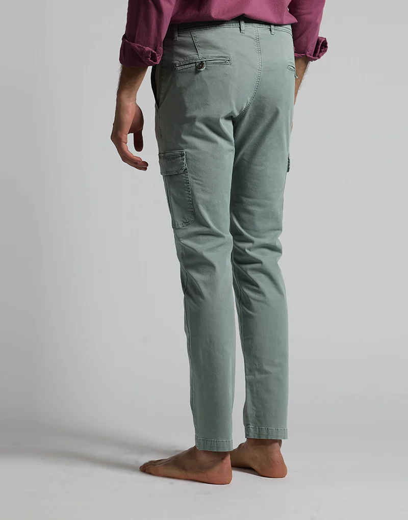 Pantalón cargo basic khaki - Imagen 7