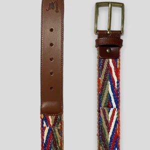 Cinturón étnico multicolor.