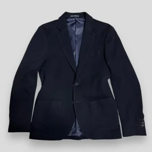 Americana estructura azul marino