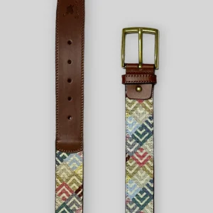 Cinturón étnico picos multicolor