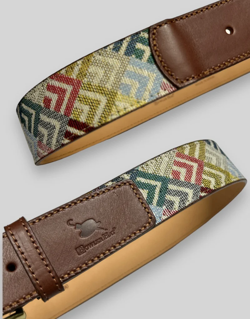 Cinturón étnico picos multicolor - Imagen 4