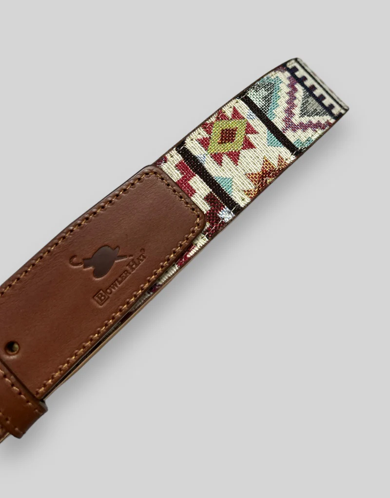 Cinturón étnico beige - Imagen 3