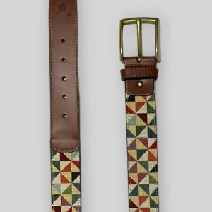 Cinturón étnico estrellas multicolor