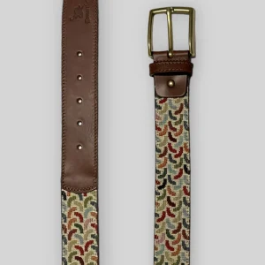 Cinturón étnico zig zag multicolor