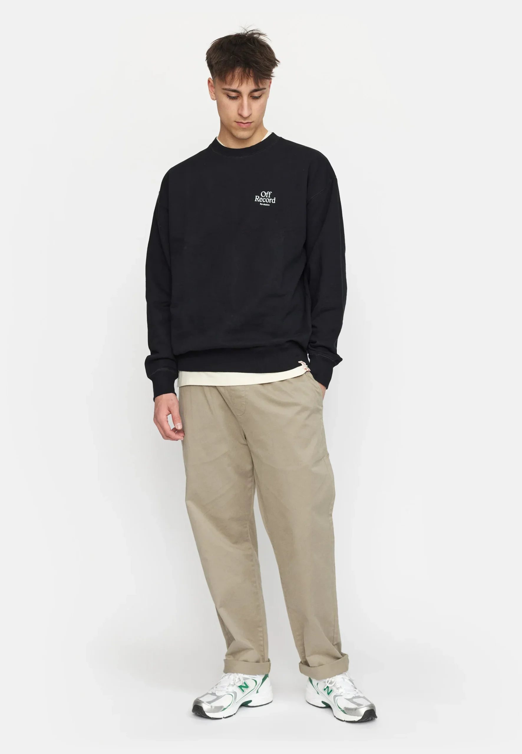 Sudadera Printed Rec - black - Imagen 4