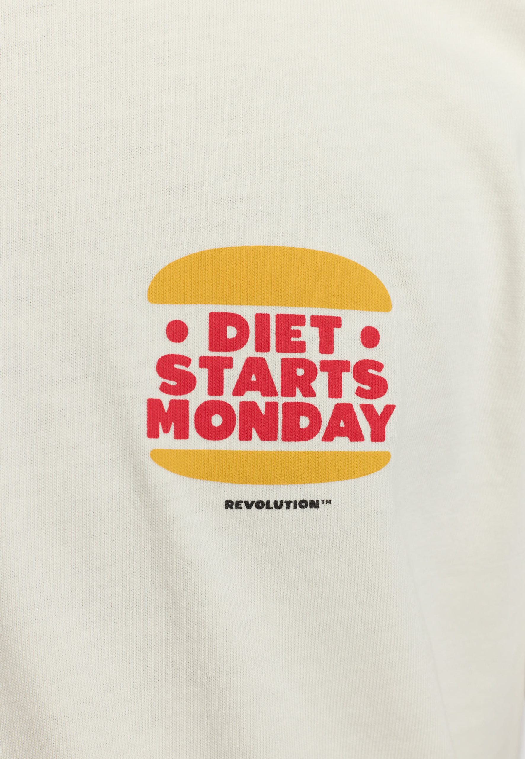 Camiseta Diet Starts Monday - off white - Imagen 5