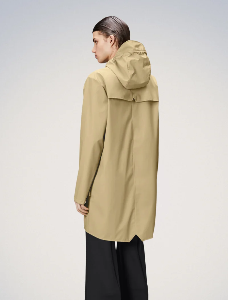 CHUBASQUERO LONG JACKET - SAND - Imagen 3