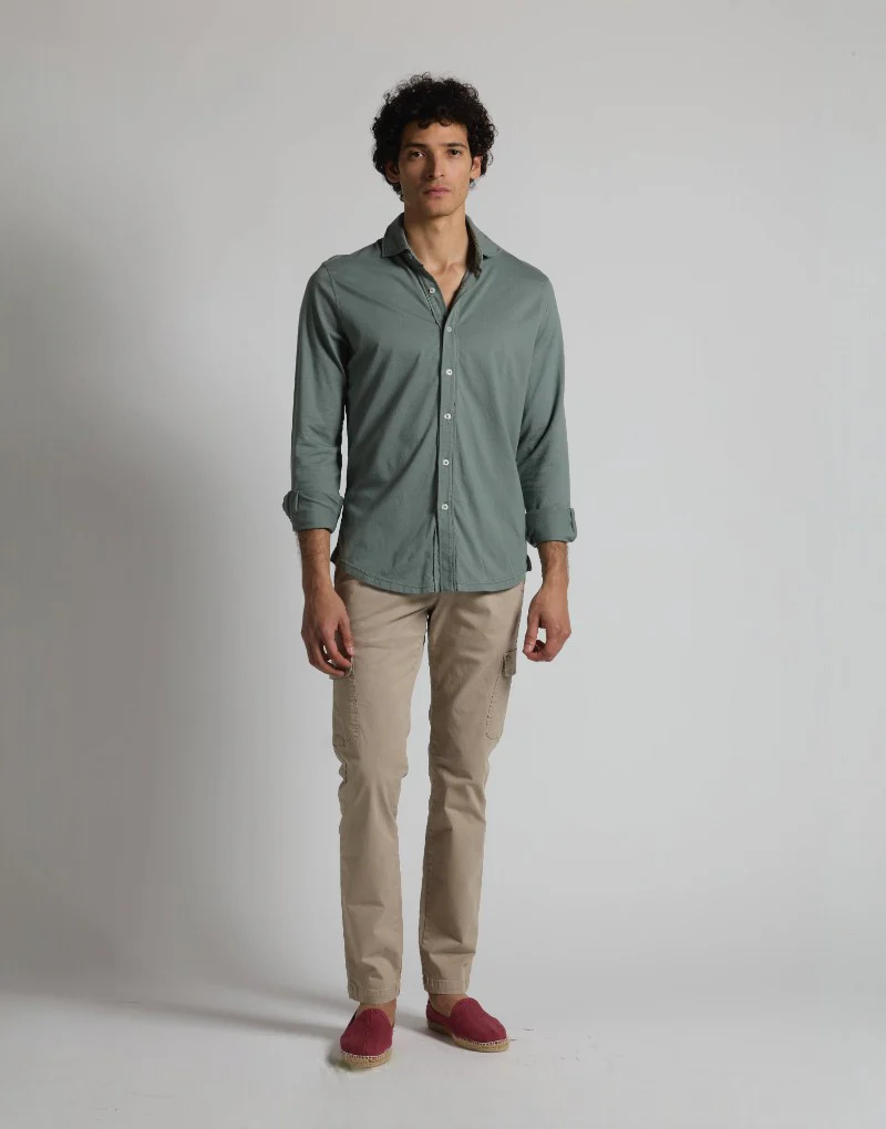 Camisa de punto khaki - Imagen 5