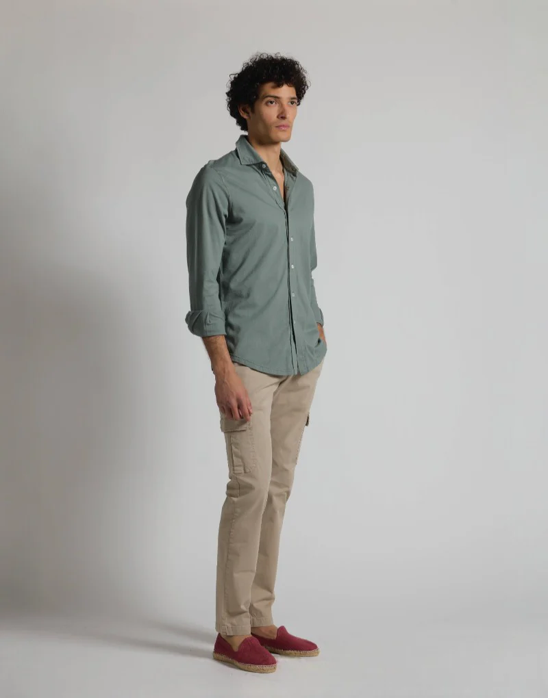 Camisa de punto khaki - Imagen 6