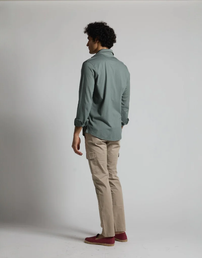 Camisa de punto khaki - Imagen 7