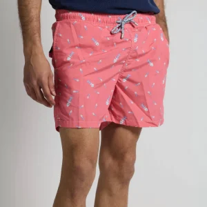 Bañador raspas coral