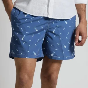 Bañador raspas azul