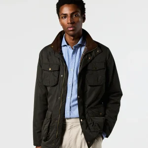 Parka acolchada field verde