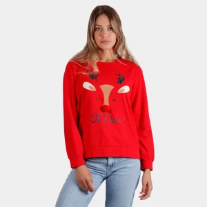 Sudadera de Navidad Oh Deer! Mujer