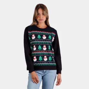 Sudadera de Navidad Snow Tree Mujer