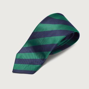 The Special Silk Tie Rayas Verde