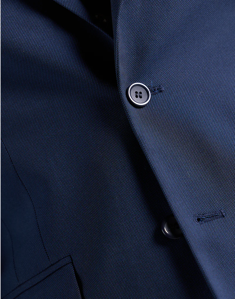 Traje ojo perdiz azul marino - Imagen 7