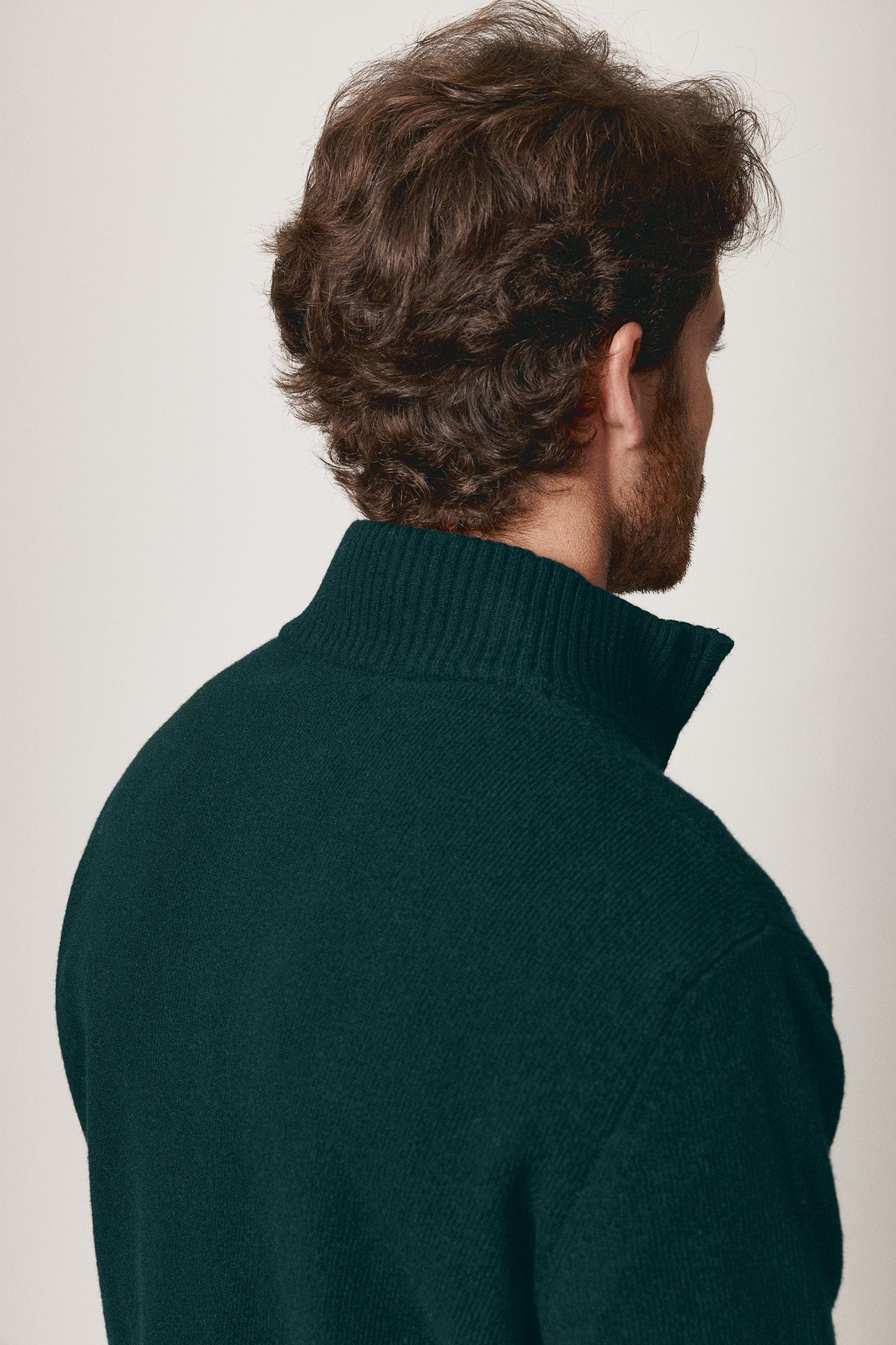 The Lambswool HalfZip Verde Ciudadela - Imagen 4