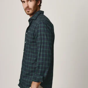 The Scot Cuadro Verde Fondo Azul Marino