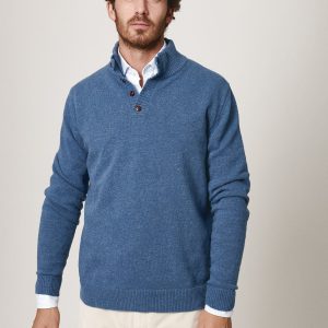 The Lambswool Botones Azul Pedreña