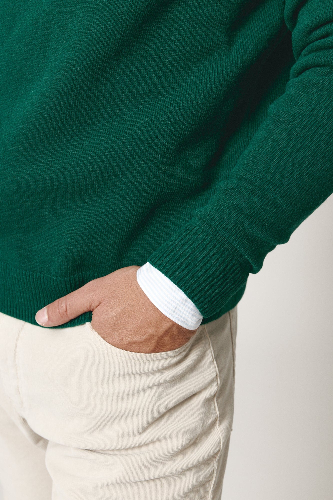 The Lambswool Scoop Verde Ciudadela - Imagen 4