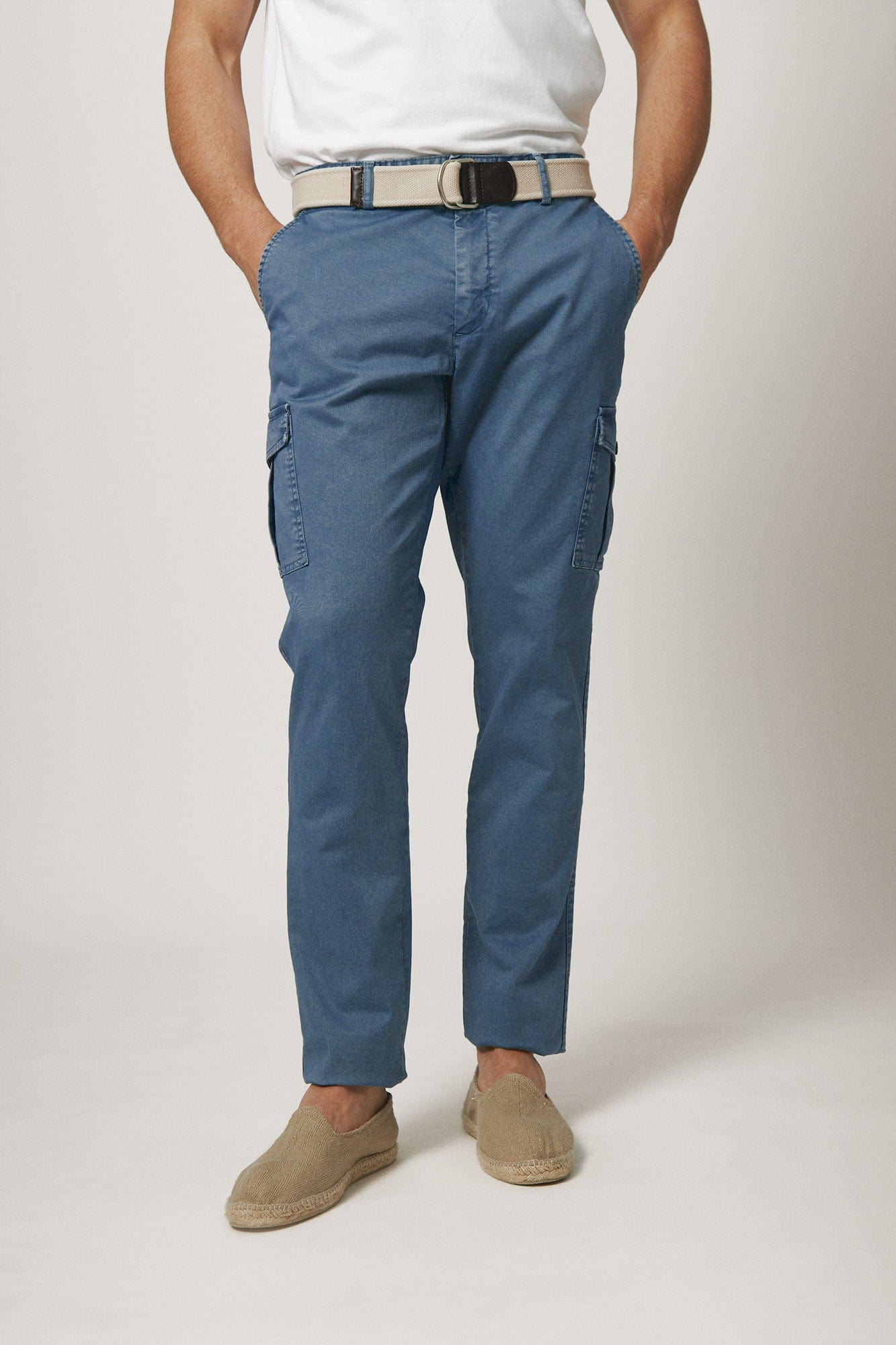 The Chino Cargo Azul Pedreña