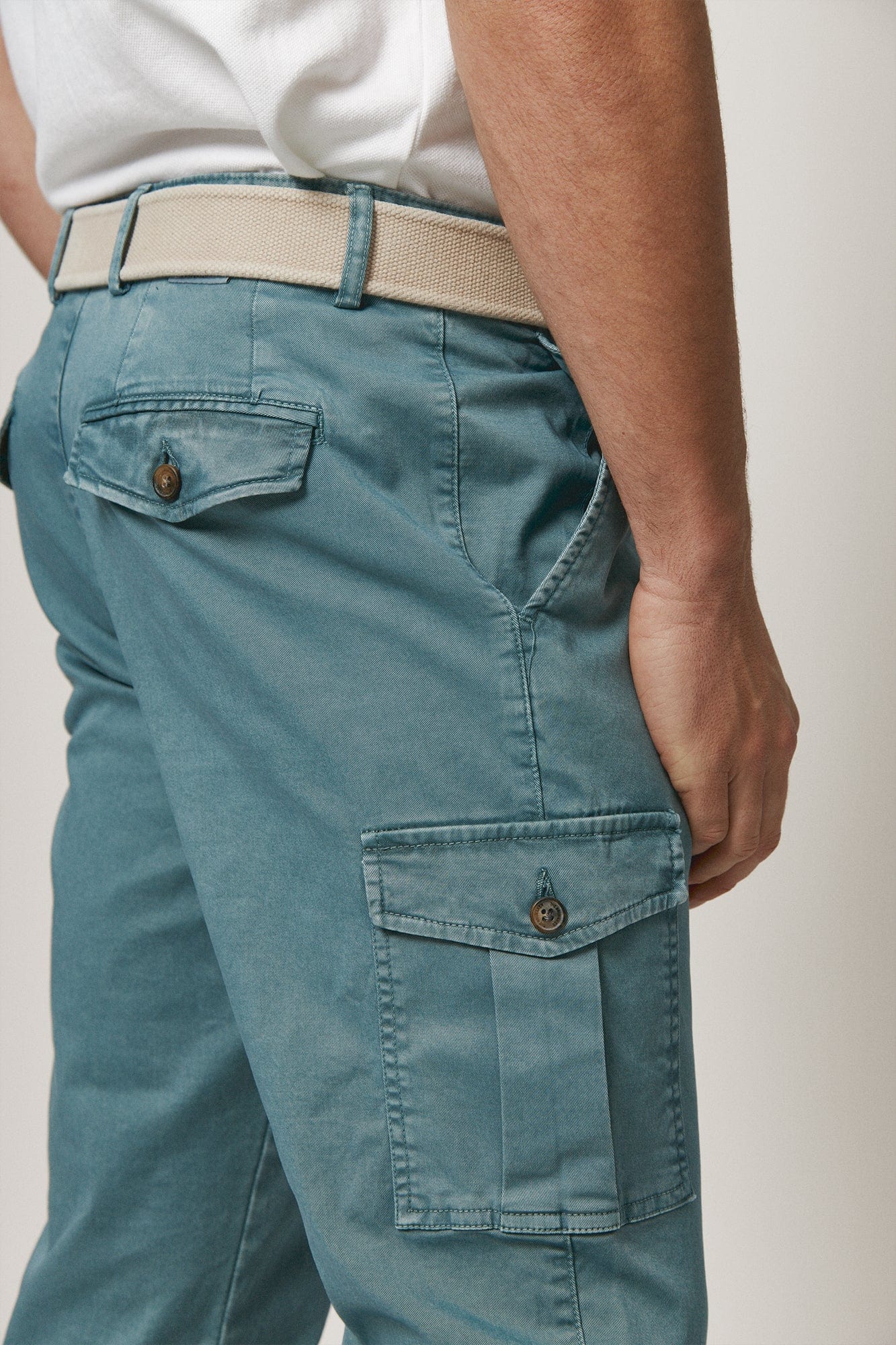 The Chino Cargo Verde Comillas - Imagen 3