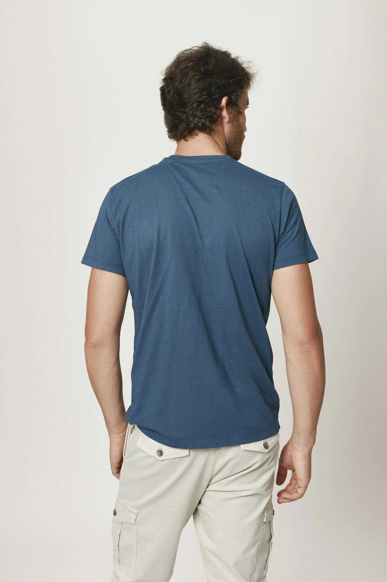 The Cotton T Shirt Azul Covas - Imagen 3