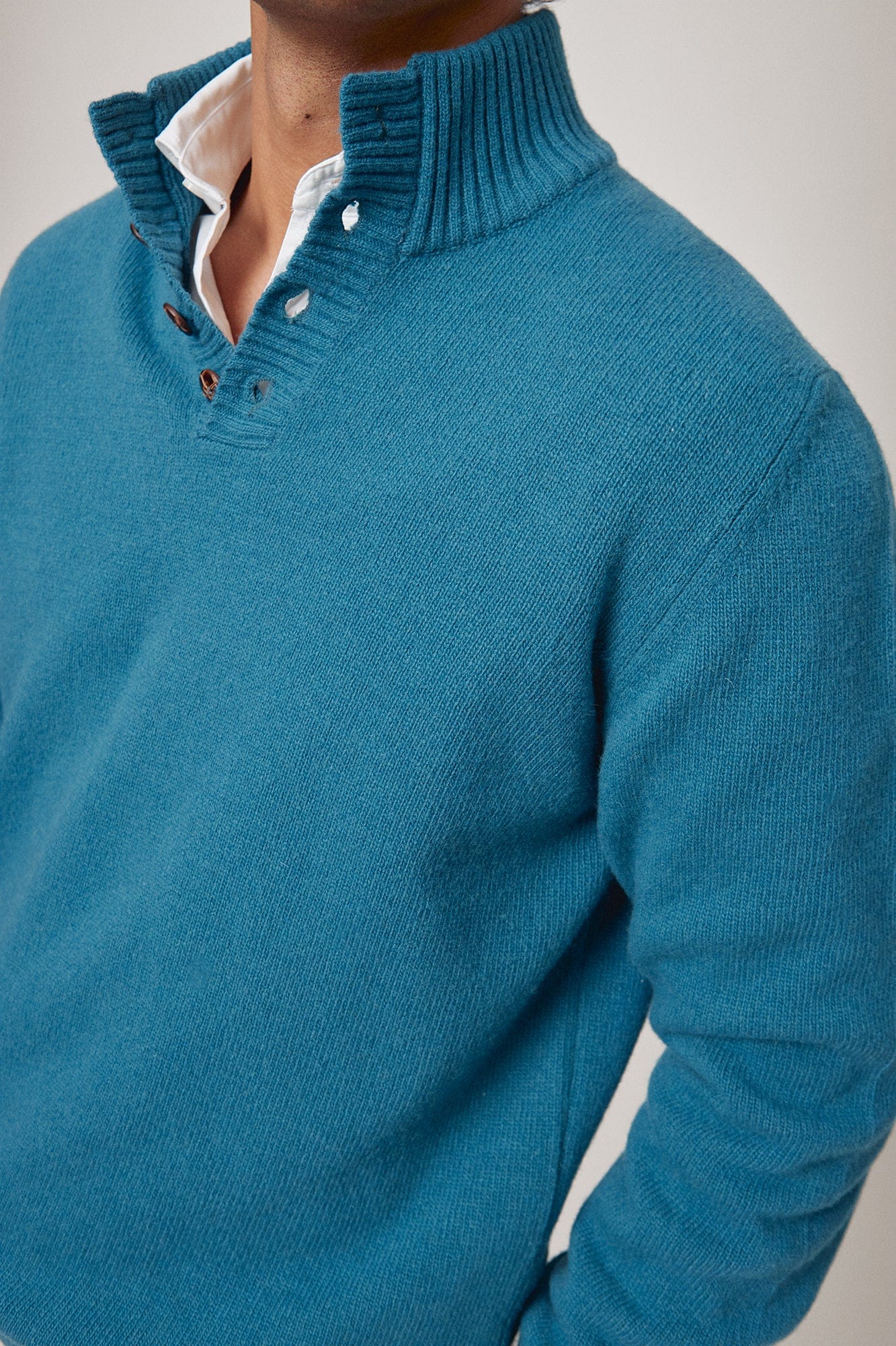 The Lambswool Botones Verde Patones - Imagen 4