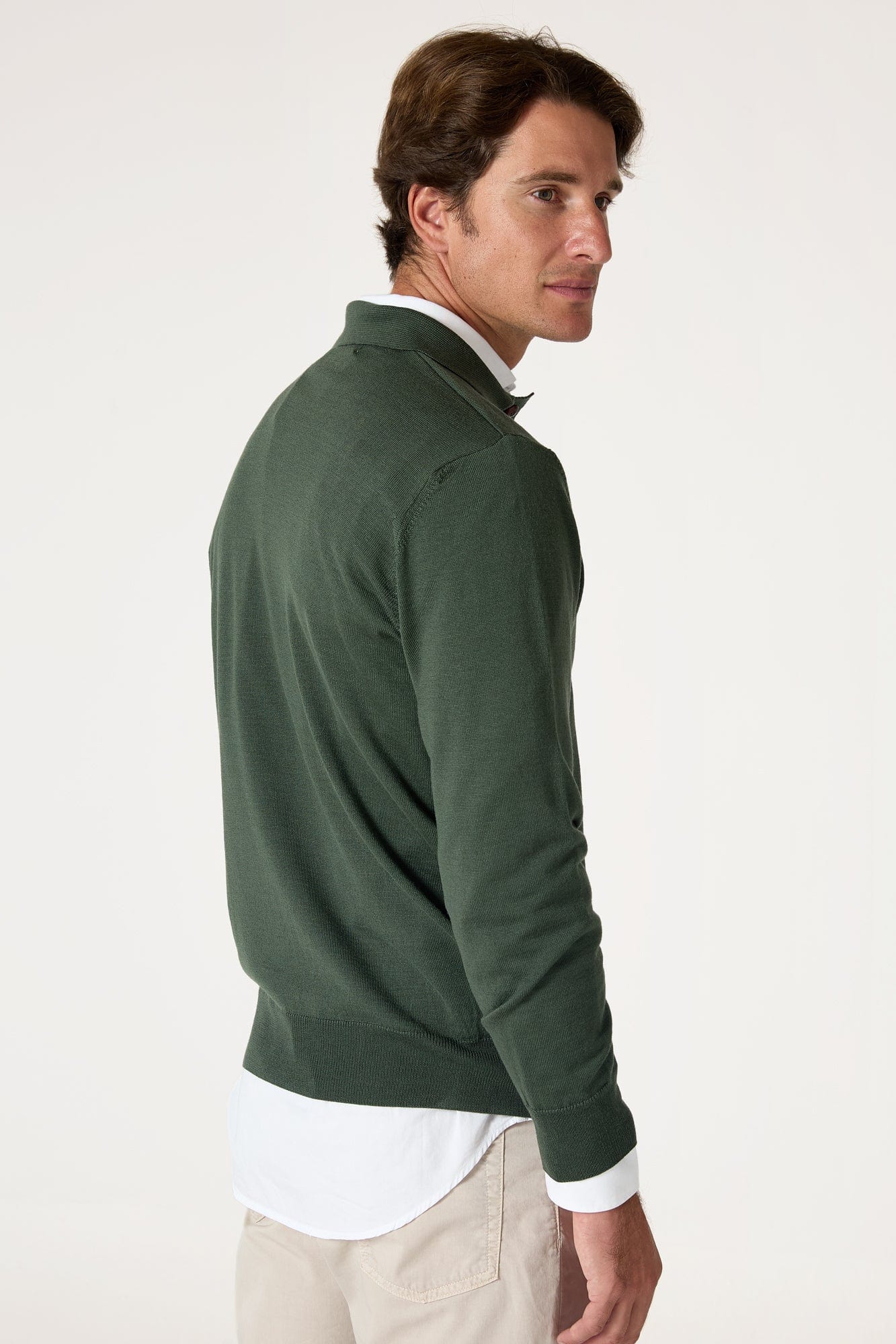 The Jersey Merino Polo Verde Santander - Imagen 4