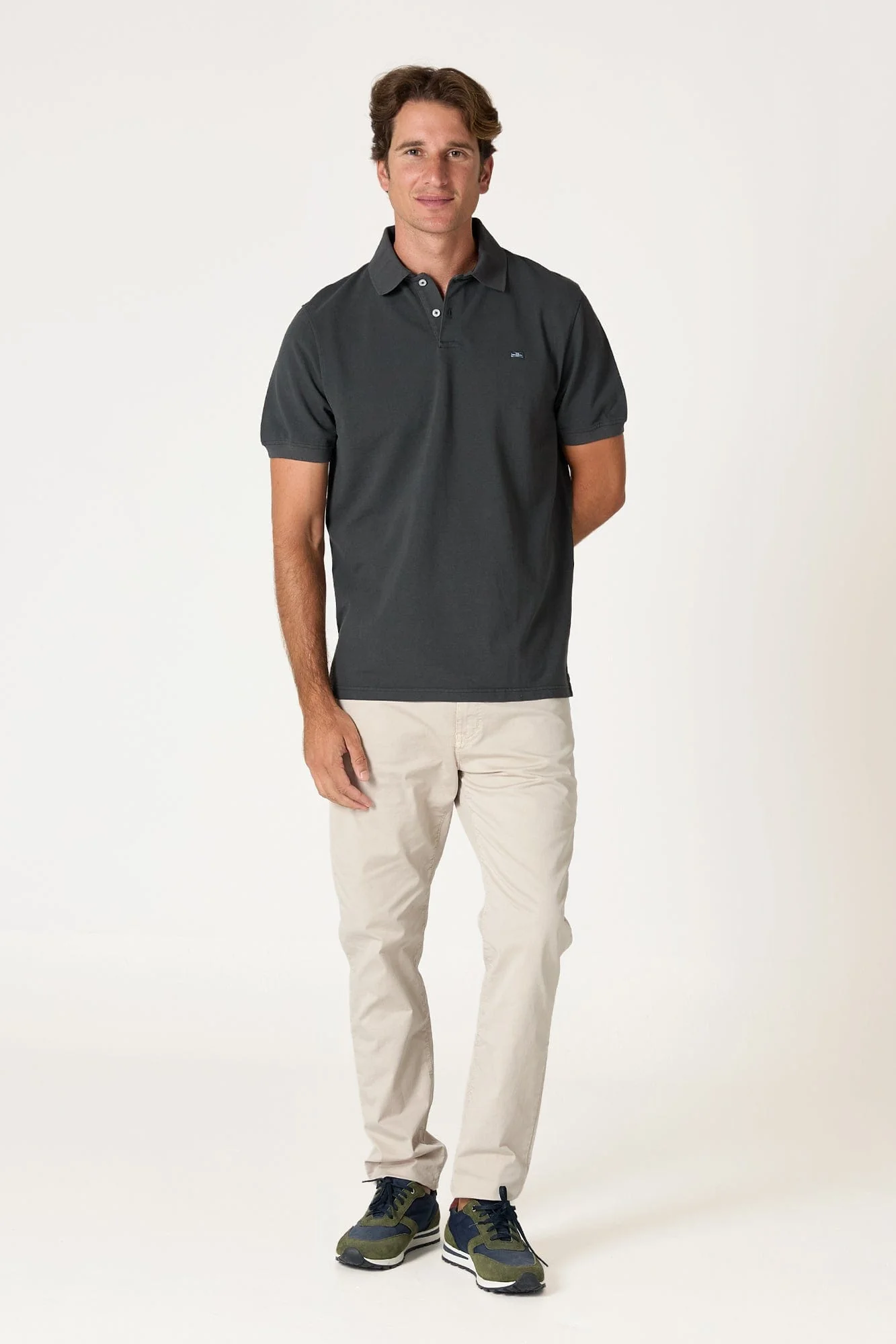 The Cotton Polo Gris Palencia