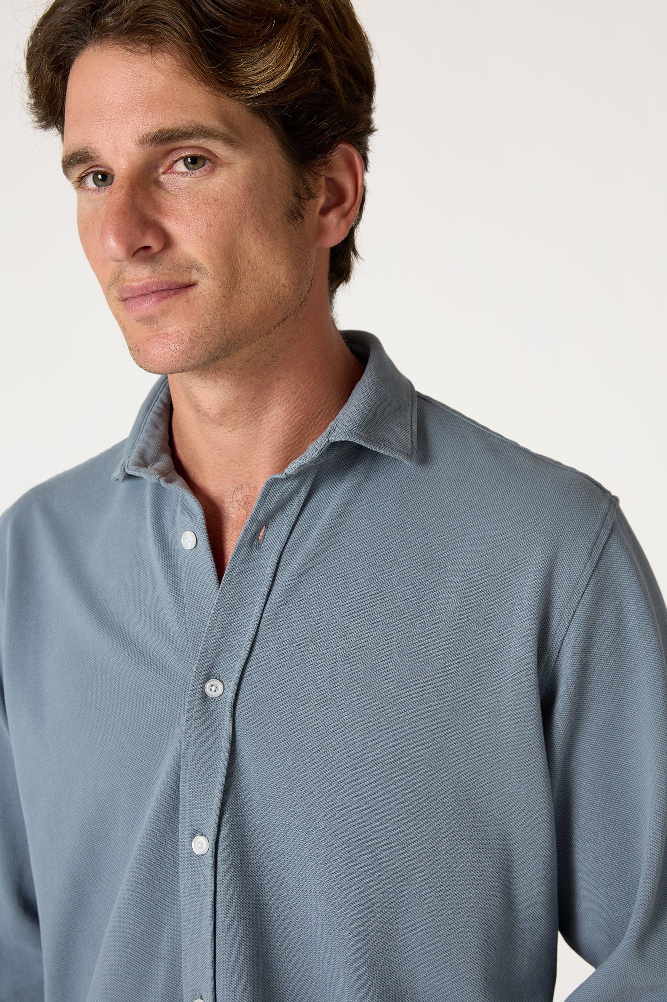 The Cotton Camisa Azul Soller - Imagen 4