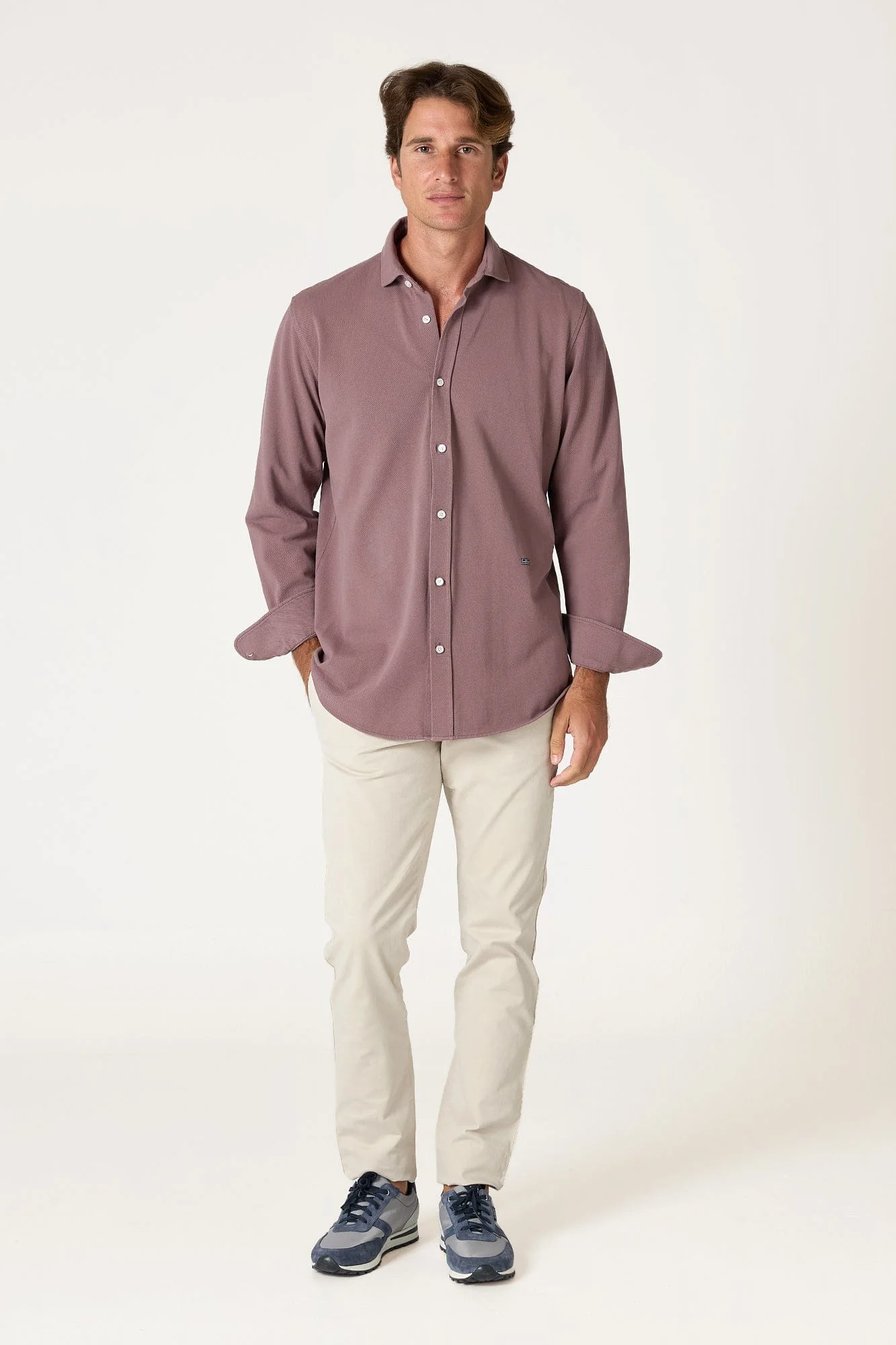 The Cotton Camisa Morado Ribera