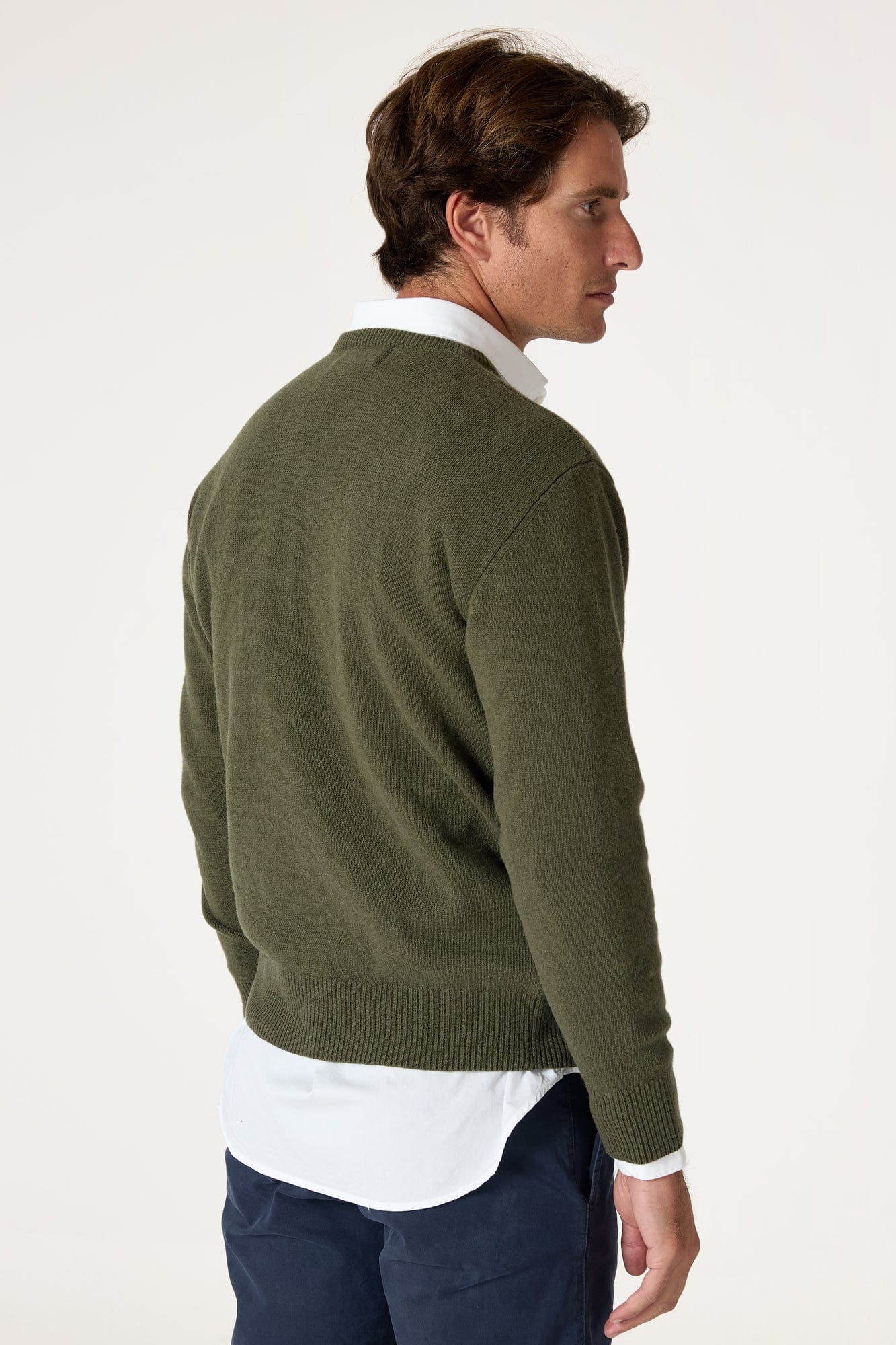 The Lambswool Pico Verde Oliva - Imagen 5