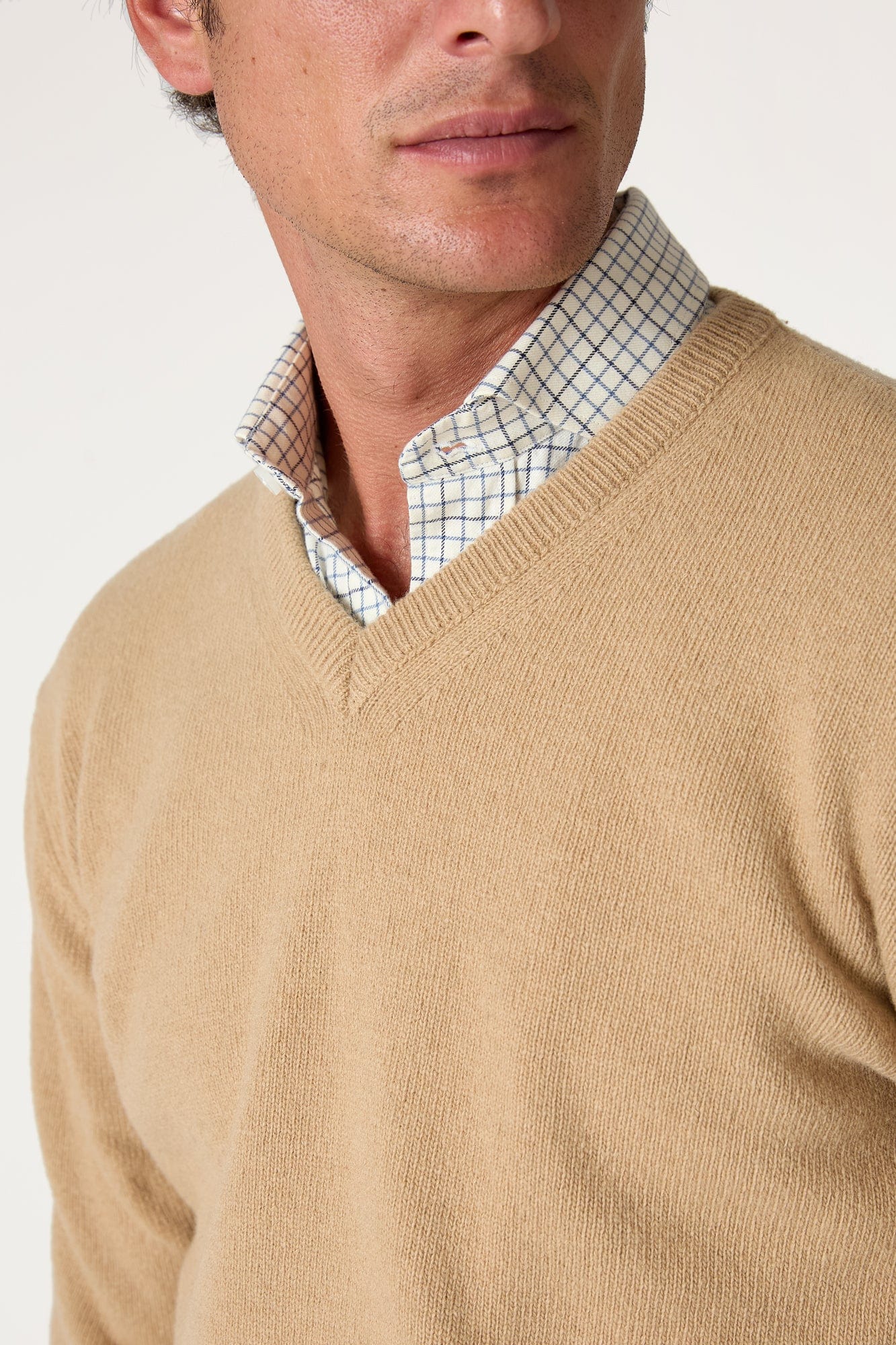 The Lambswool Pico Camel Ronda - Imagen 3