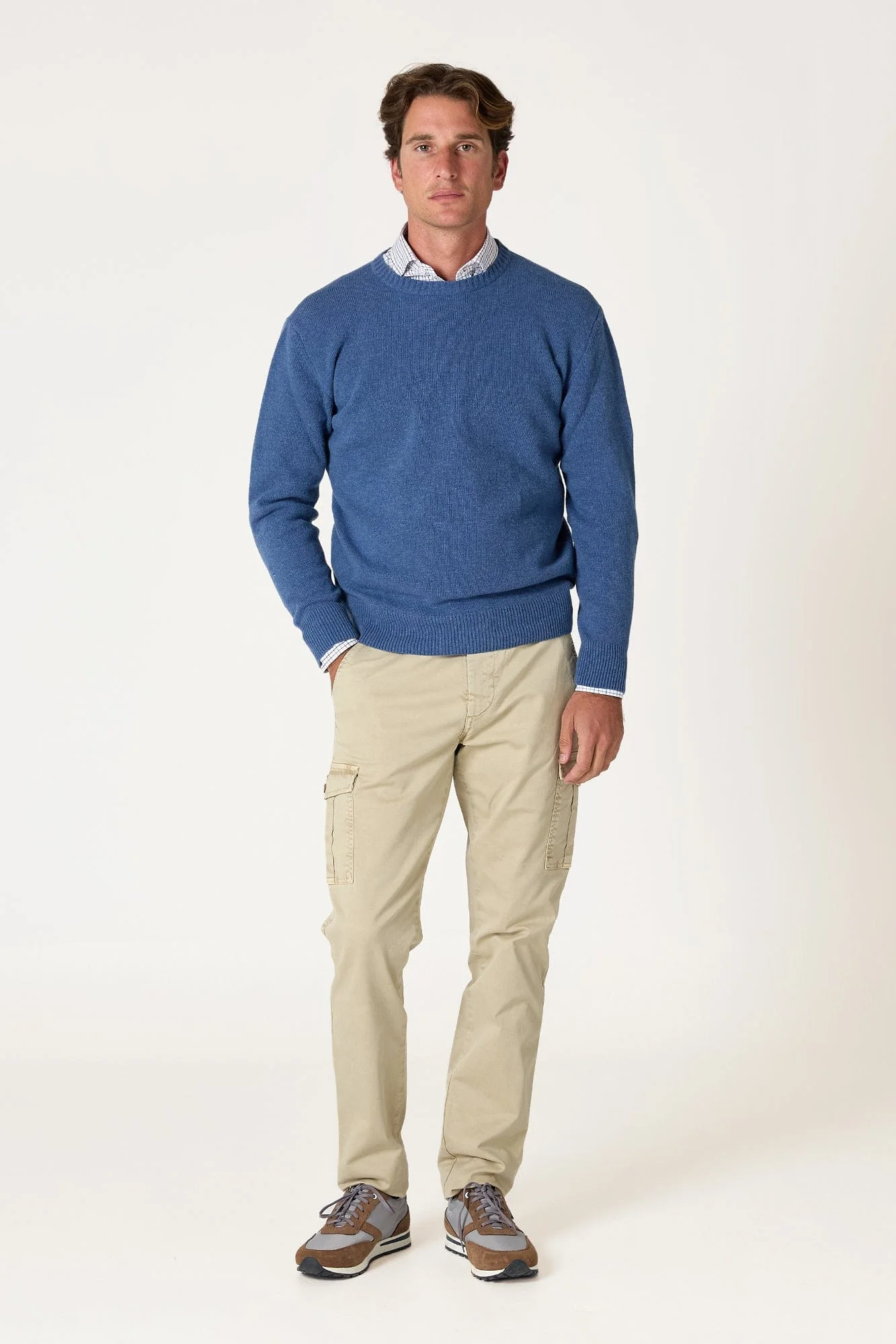 The Lambswool Scoop Azul Bilbao