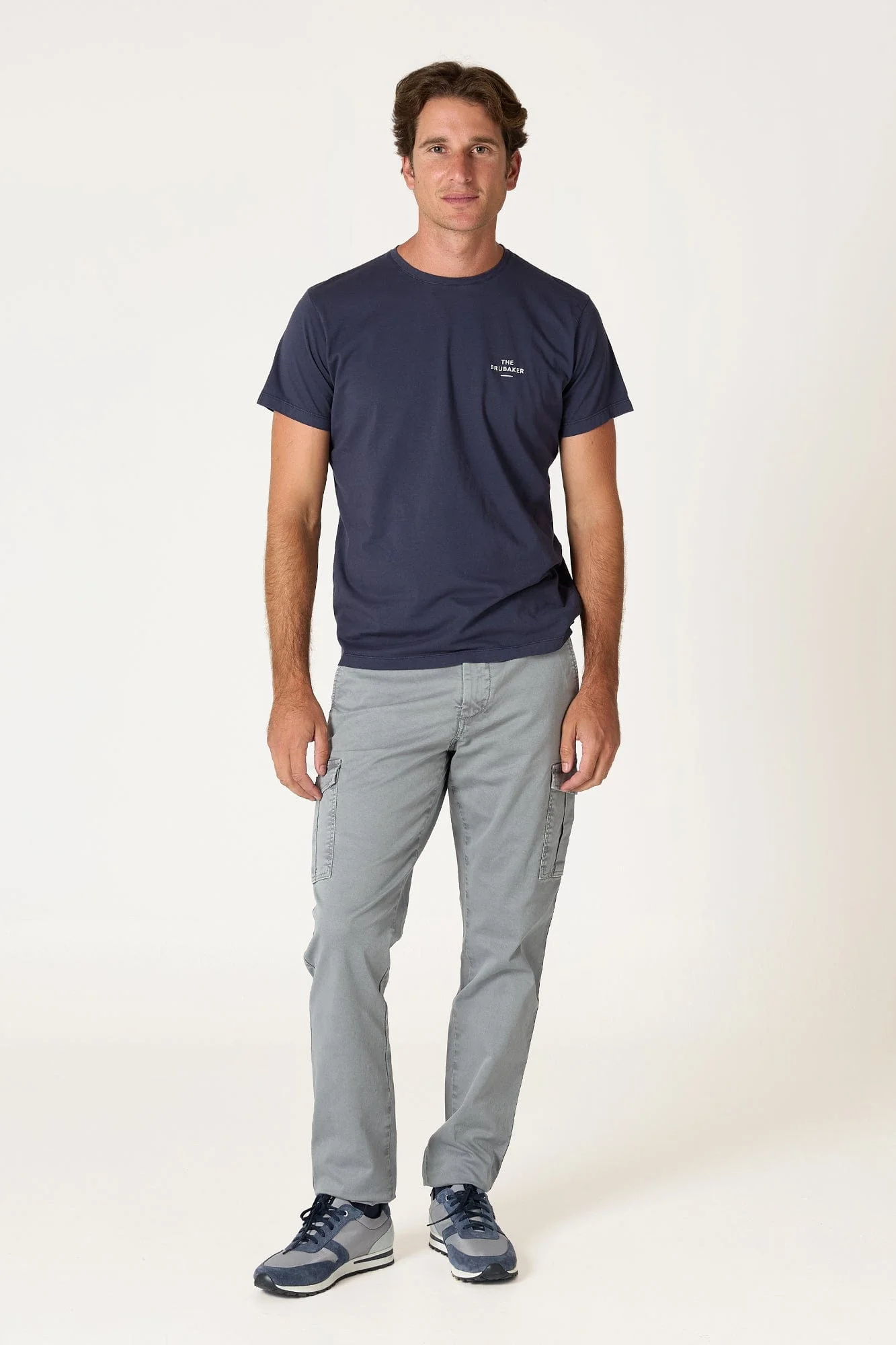 The Cotton T Shirt Azul Marino