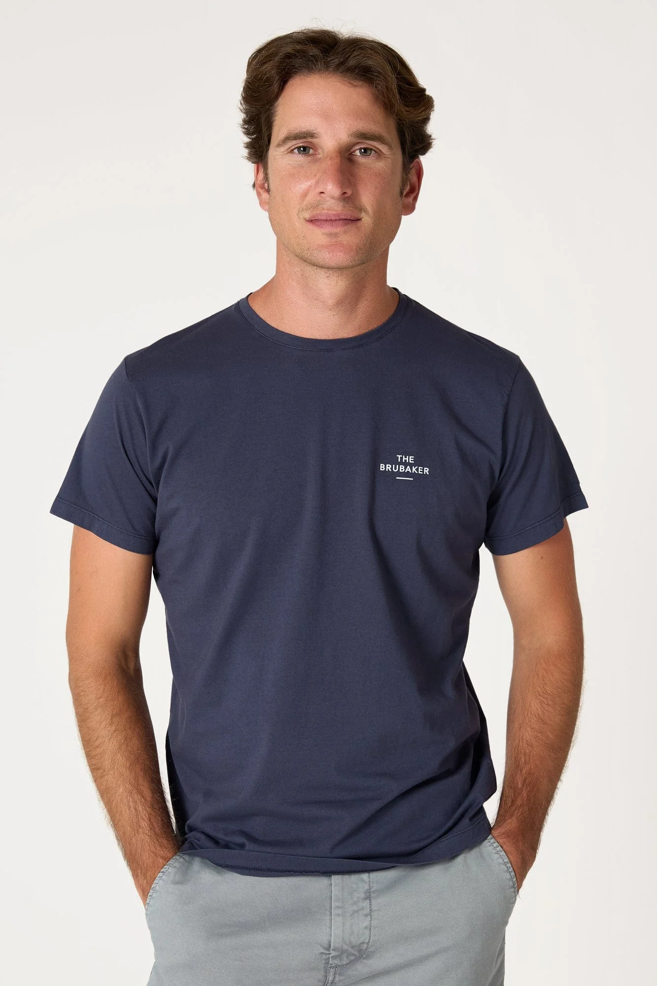 The Cotton T Shirt Azul Marino - Imagen 4