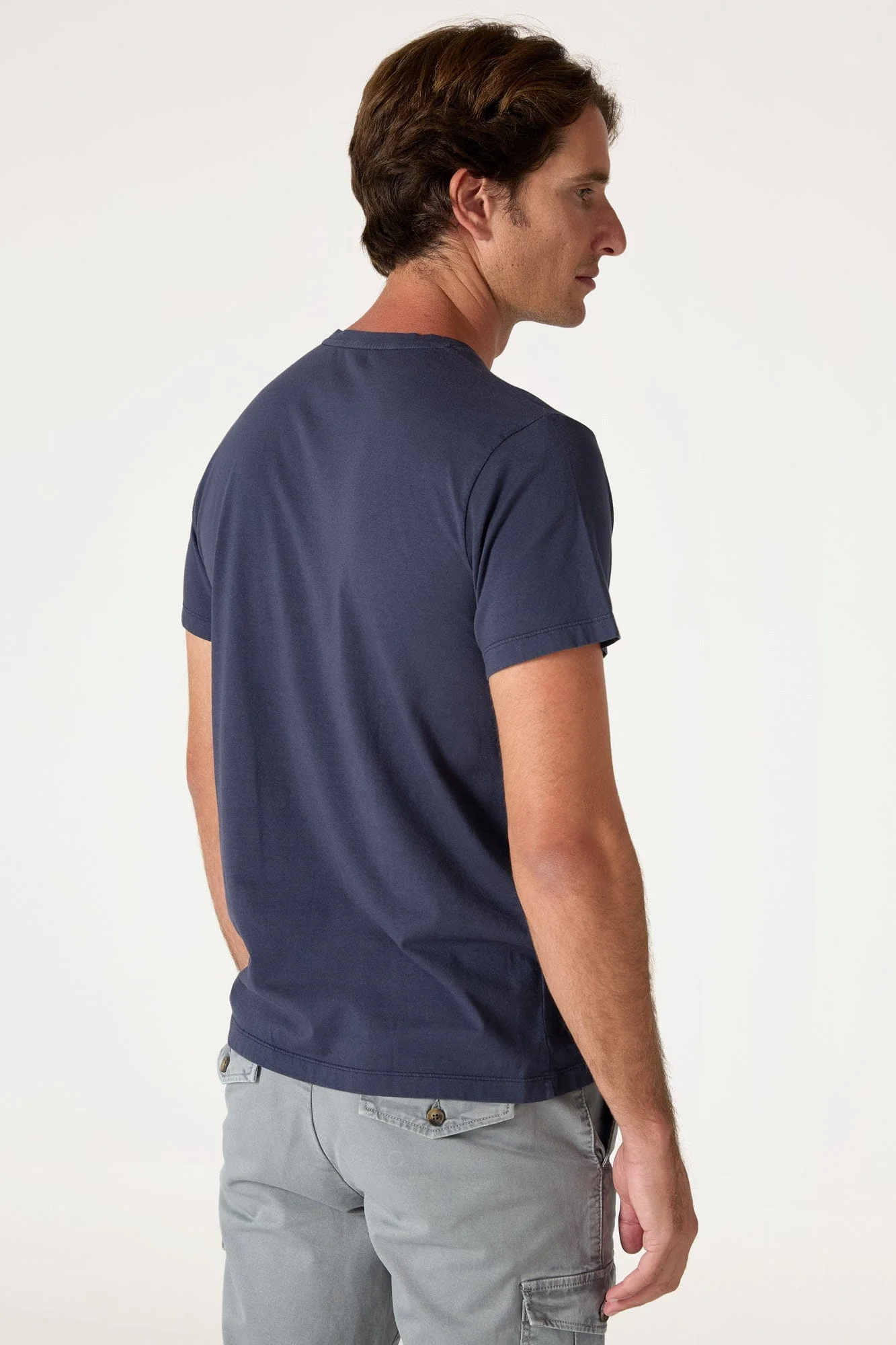 The Cotton T Shirt Azul Marino - Imagen 3