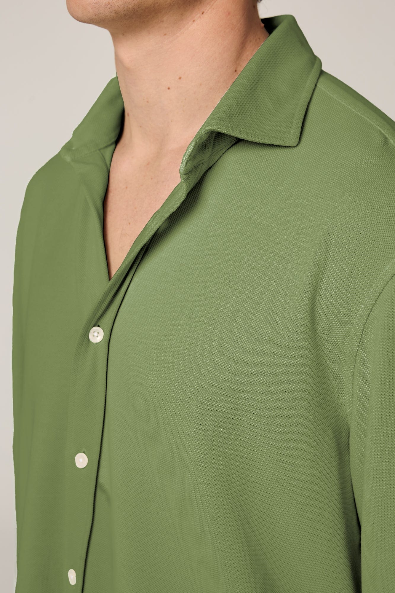 The Cotton Camisa Verde Navarra - Imagen 3