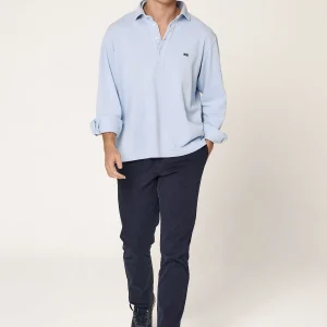 The Cotton Polera Azul Cadaqués