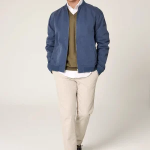 The Bomber Canvas Azul Tabarca